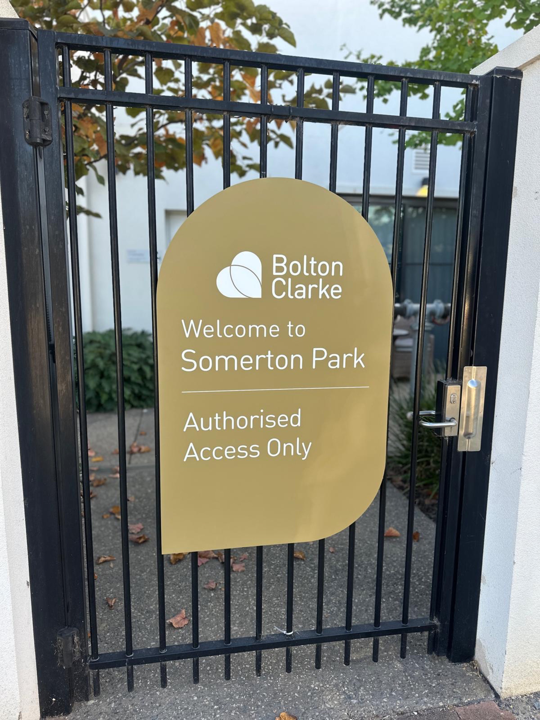 Bolton Clarke access identification signage