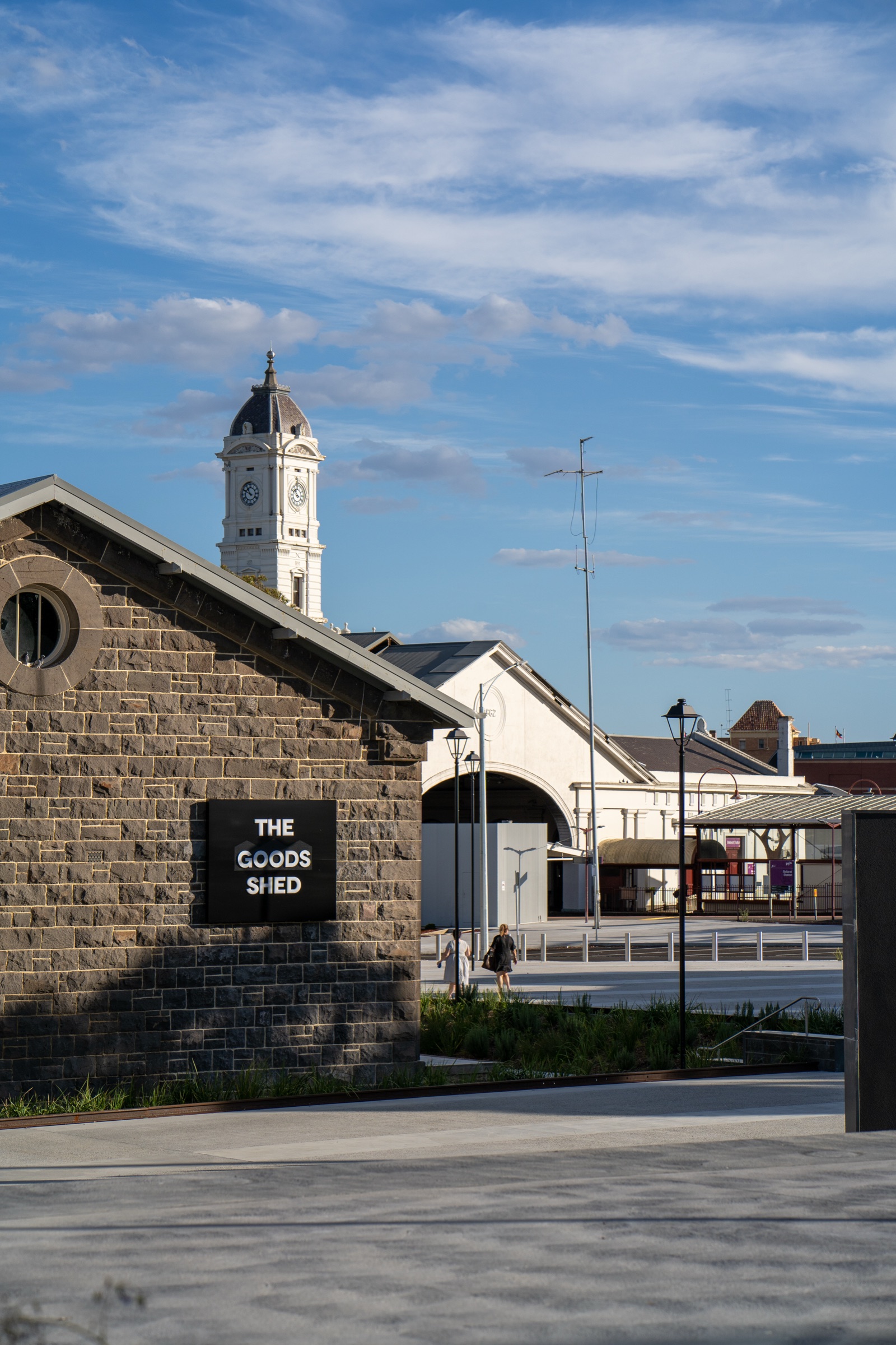 Heritage Goods Shed exterior and signage
