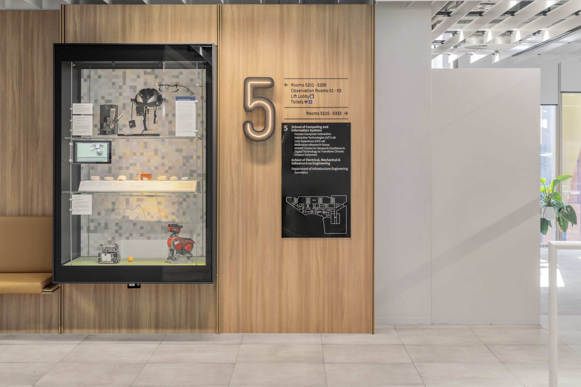 University of Melbourne internal identification and directory signage